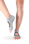 Ankle yoga socks with grip