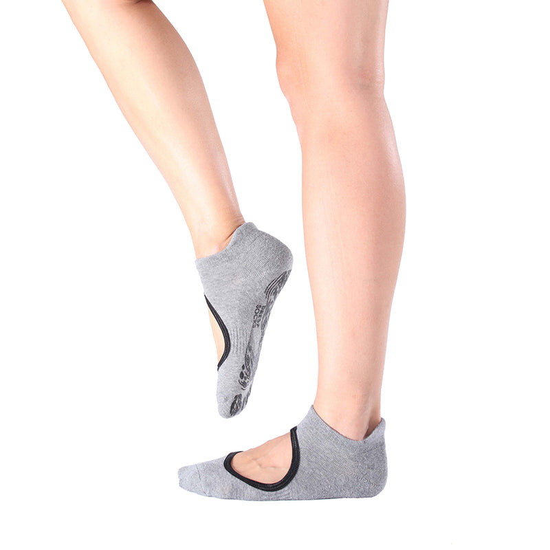 Cut-Out Knöchel Yoga Socke mit Anti-Rutsch-Sohle